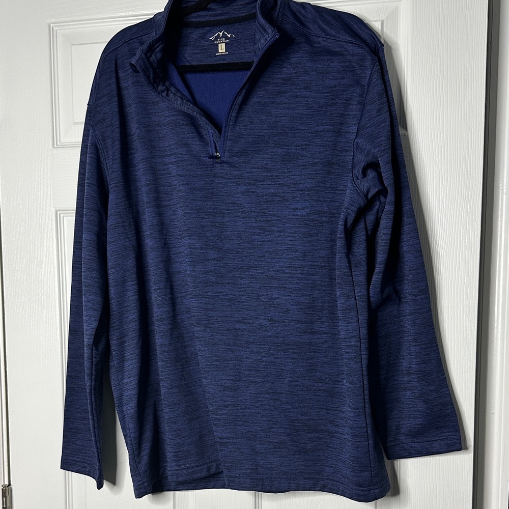 Women's Blue Quarter-Zip Pullover